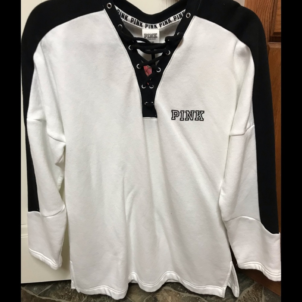 Victoria Secret Pink Crew Sweatshirt Medium but Oversized